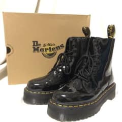 DR. MARTENS ブラック Jadon Retro Quad ブーツのサムネイル