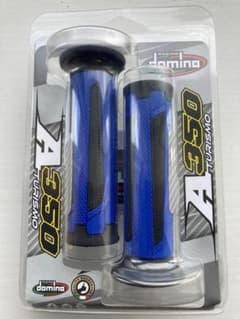 Domino A350 Turismo グリップ ペア 青/黒 新品のサムネイル