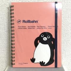 新品未開封＊Suica ペンギン Rollbahn ノート ピンク Lサイズのサムネイル