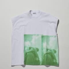 JIL SANDER フォト ジェンダーレス ノースリーブ ワイド Tシャツ 