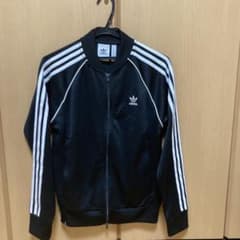 adidas ブラック ジャージ ジャケットのサムネイル