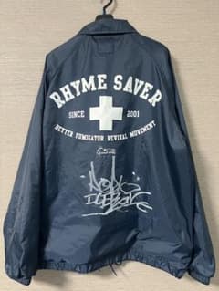 【FORKさんサイン入り】ICEBAHN RHYMESAVER コーチジャケット FORKさんサイン入り】ICEBAHN RHYMESAVER コーチジャケット