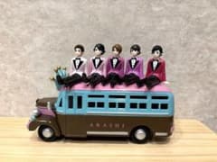 嵐を旅する展覧会　 フチ子　座る嵐5人分　ダイキャストカーバス　セット 嵐を旅する展覧会 5×20ダイキャストカーバス 座る嵐 フチ子5人セット