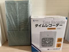 ※専用　TOKAIZ タイムレコーダ 新品未使用 カード付 カード収納棚　打刻機のサムネイル