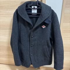 新品同様✨　danton ピーコート　ダークグレー　38 ウールモッサ DANTON（ダントン）ピーコート グレー サイズ:38(M位) レディース
