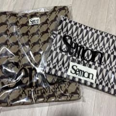 Semon HORSE ニットバッグ　防水ポーチのサムネイル