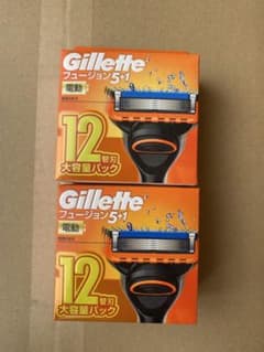 Gillette フュージョン5+1 電動 替刃 12個入 2箱セット - メルカリ