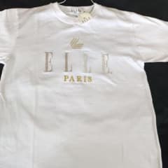 ELLE PARIS 半袖Tシャツ ホワイト Mサイズのサムネイル