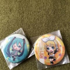 初音ミク&鏡音リン缶バッジセットのサムネイル