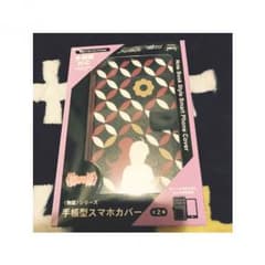 化物語 多機種対応 手帳型スマホカバー 黒のサムネイル