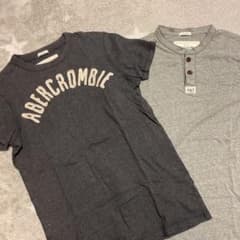 2枚セット⭐︎Abercrombie & Fitch  Tシャツ ヘンリーのサムネイル