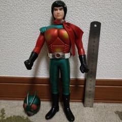 ポピー製 スカイライダー 面取れ 面替え ソフビ フィギュア 仮面取れ