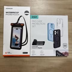 AOMIKER 防水ポーチ 2個&ESR iPhone16plusケースセットのサムネイル
