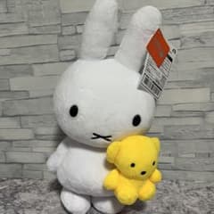 【タグ付き】ミッフィー with ぬいぐるみくまちゃん　ぬいぐるみ