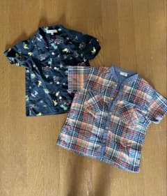 BRANSHES グローバルワーク 半袖シャツ 2枚セット 100〜110サイズのサムネイル