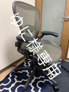 ハーマンミラー aeron chair アーロンチェア 中古 フル装備 Bサイズのサムネイル