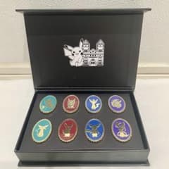 ポケモン ロンドン自然史博物館 ピンバッジセット ブイズ 草ポケモン 限定 新品】 ポケモン ロンドン自然史博物館 ピンバッジセット イーブイ