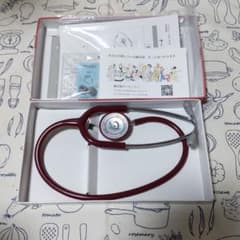 聴診器 ケンツメディコ ステート ダブルタイプ 抗菌仕様 バーガンディのサムネイル