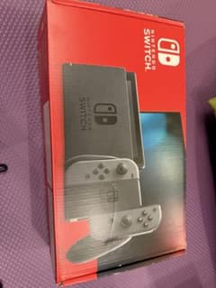 Nintendo Switch グレー 新型本体一式　中古のサムネイル