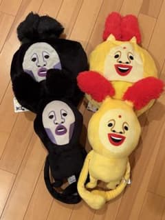 こびとづかん　ついていくよBIGぬいぐるみ なりきり帽子 4個セット