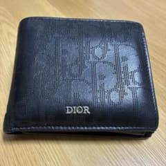 Dior 二つ折り財布 ブラックのサムネイル