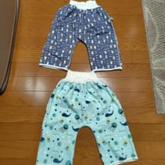 おねしょパンツ 2枚セット クジラ・動物柄のサムネイル