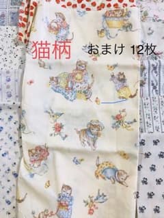 猫 布 ハギレ 縦30㎝×横100㎝ おまけ付きのサムネイル