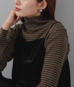 kastane リブハイネックニットのサムネイル