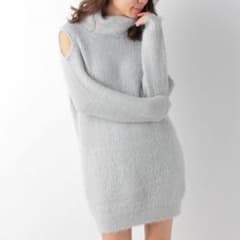 INGNI♡肩出しフェザーニットワンピースのサムネイル