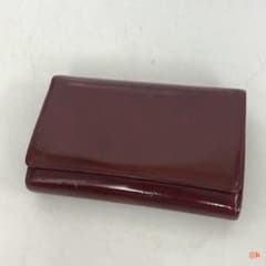 Cartier カルティエ ハッピーバースデー 二つ折り財布 エナメル パテント