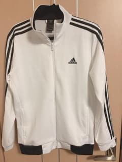 タイムセール！adidas アディダス ジャージ ホワイトブラックのサムネイル