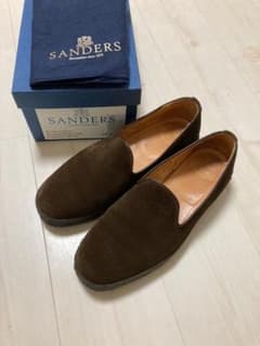 SANDERS  サンダース　スウェード　スリッポン　美品のサムネイル