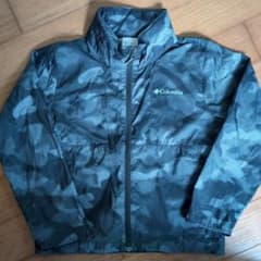 Columbia キッズ パッカブルジャケット カモフラ柄 Sサイズのサムネイル
