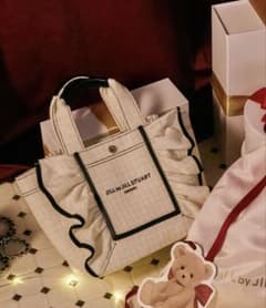JILL by JILLSTUART フリルトートバッグ ホワイトのサムネイル