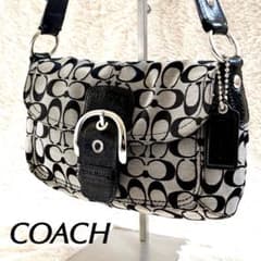 美品✨COACH コーチ SOHO ソーホー ワンショルダーバッグ シグネチャー