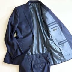 定価95万】エルメネジルドゼニア スーツ 15milmil15 48 紺色 - メルカリ