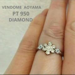 VENDOME AOYAMA＊ PT 950 高品質天然ダイヤモンドリング - メルカリ