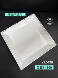 7月限定価格［新品］ロイヤルコペンハーゲン　ホワイトフルレース　スクエア 大皿① 7月限定価格［新品］ロイヤルコペンハーゲン ホワイトフルレース