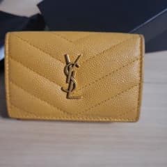 SAINT LAURENT 三つ折り財布 イエローのサムネイル