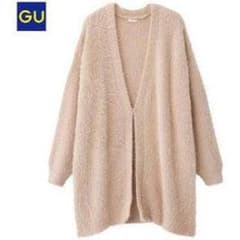 GU ピンク ロングカーディガン コーディガンのサムネイル