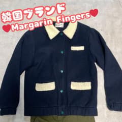 【韓国ブランド】Margarine Fingers ネイビー ジャケット❤︎のサムネイル