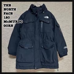 ノースフェイス】ダウンジャケット 黒 子供120 マクマード ゴア 肩ロゴ