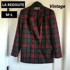 LA REDOUTE ヴィンテージ ウールジャケット ダブル MーL