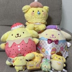 【サンリオ】ポムポムプリン　ぬいぐるみ　マスコットなど8点セット