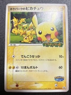 ポケパークのピカチュウ 1枚 ポケモンカード プロモーション ポケパークのピカチュウ 1枚 ポケモンカード プロモーション - メルカリ