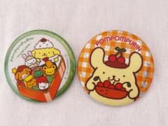 ポムポムプリン 缶バッジ 2個セット サンリオのサムネイル