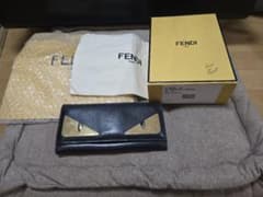 フェンディ FENDI 長財布 クレヨンズ ネロ/オロソフトのサムネイル