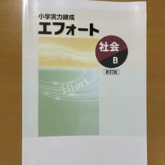 小学実力練成 エフォート 社会 B 新訂版のサムネイル