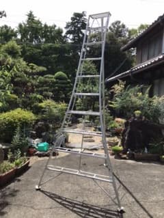 庭剪定三脚脚立のサムネイル