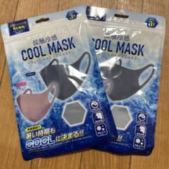 接触冷感 COOL MASK 3枚入✖️2袋 男女兼用 ブルーのみのサムネイル